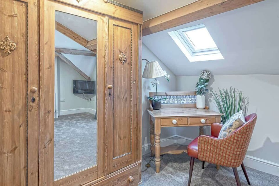 Desk area for working or staying connected during your stay