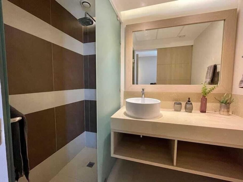 Bathroom with double vanity