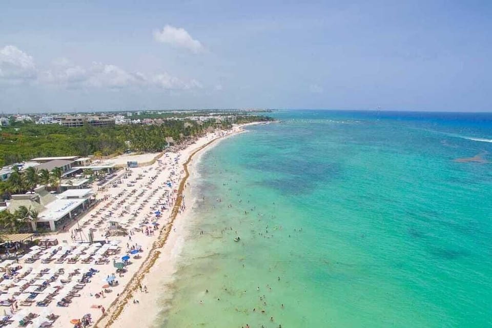 Nearby: beach club shoreline