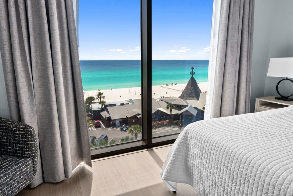 Wake up to stunning turquoise waters and pristine sand from your bedroom window—your daily dose of paradise awaits.