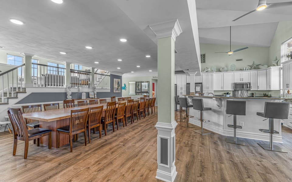 Open Concept Kitchen and Dining