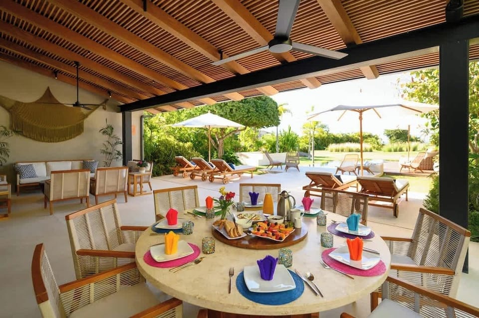 Expansive outdoor terrace ideal for group gatherings