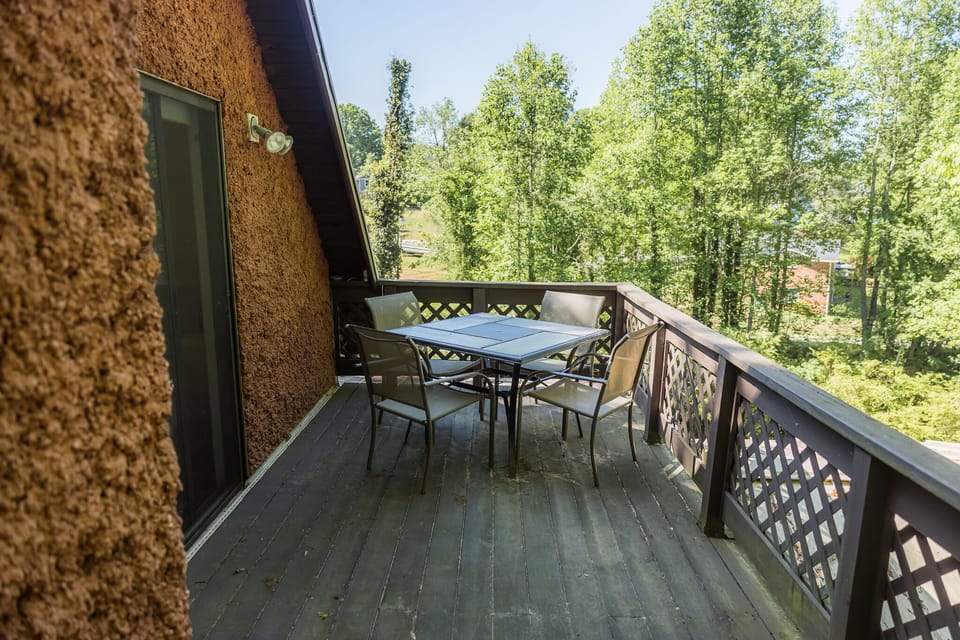 Upstairs patio