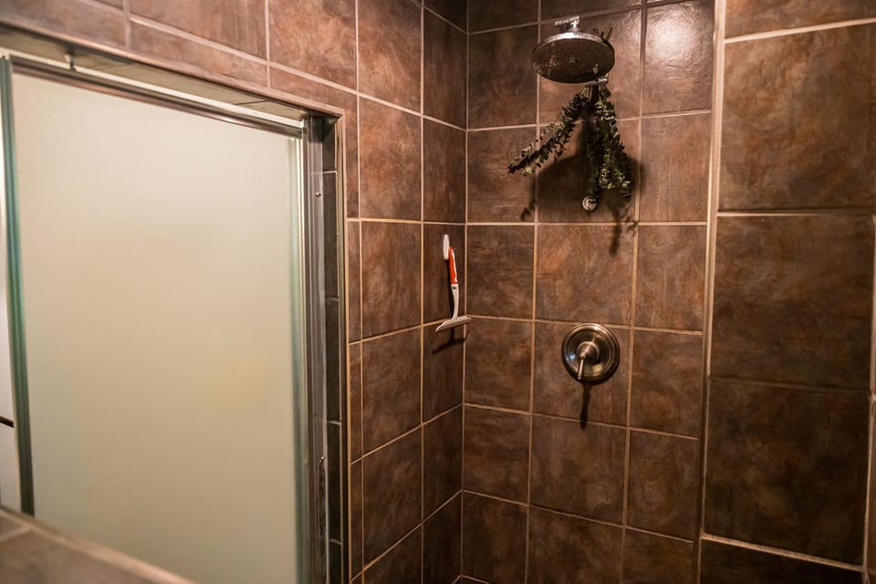 Second floor rainfall shower