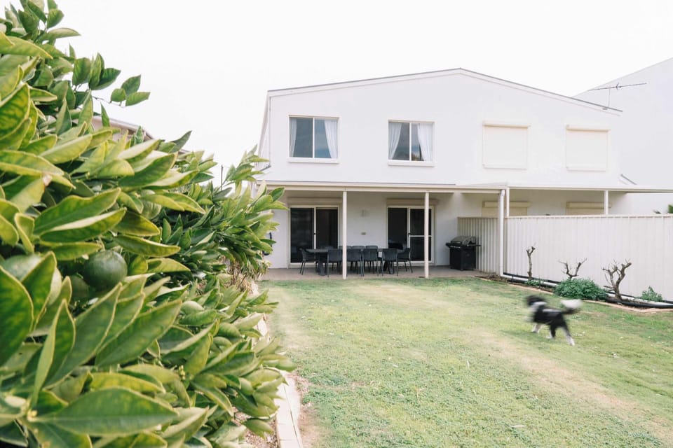 Private and fully enclosed back yard and outdoor dining patio