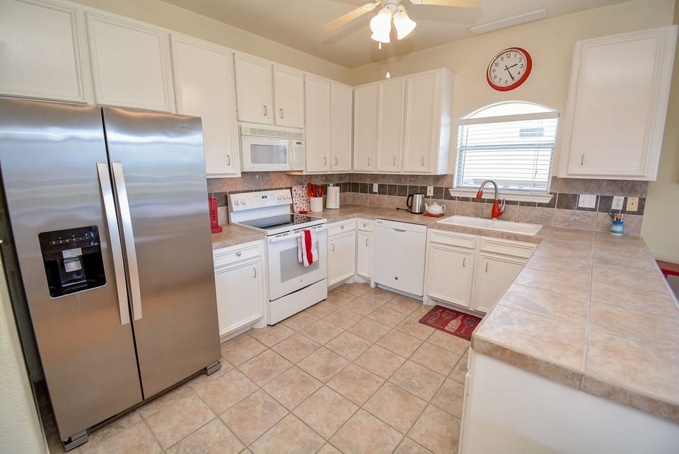 large open kitchen