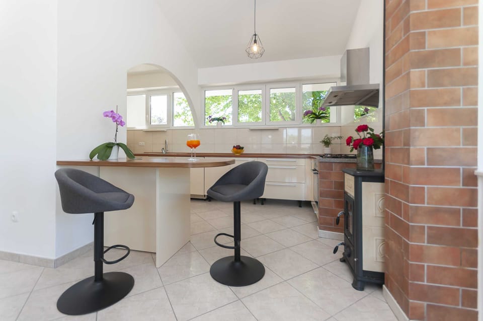 Villa (Five bedroom villa with swimming pool) | Private kitchen | Fridge
