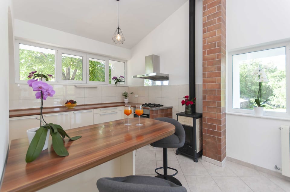 Villa (Five bedroom villa with swimming pool) | Private kitchen | Fridge