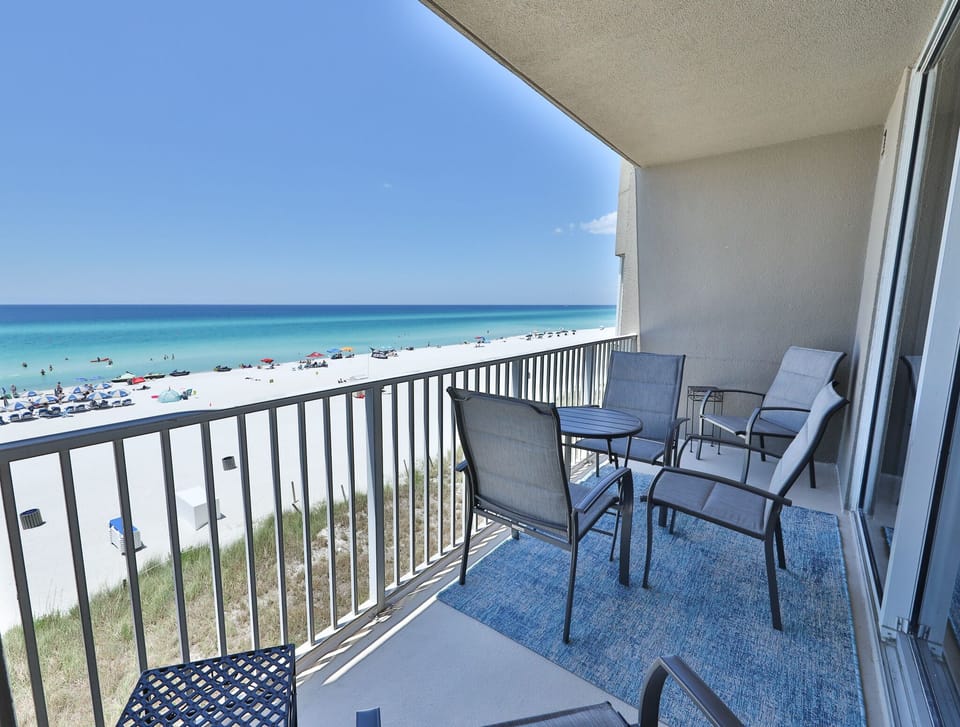 Private balcony.