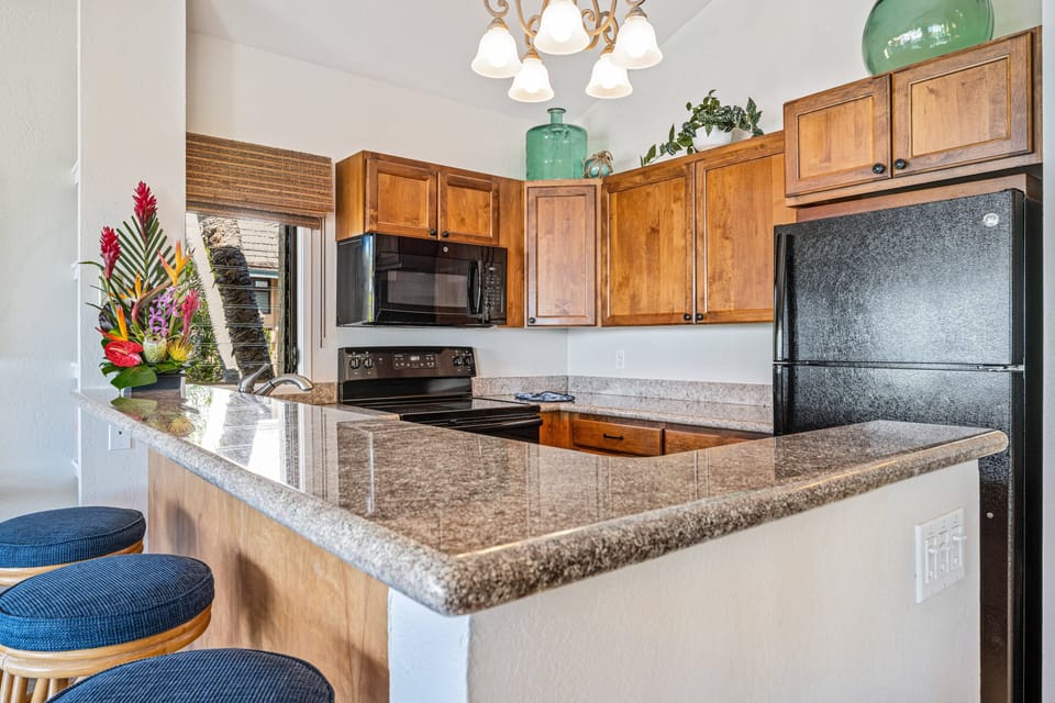 Fully equipped kitchen