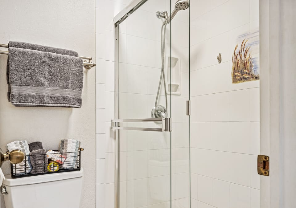Large walk in shower