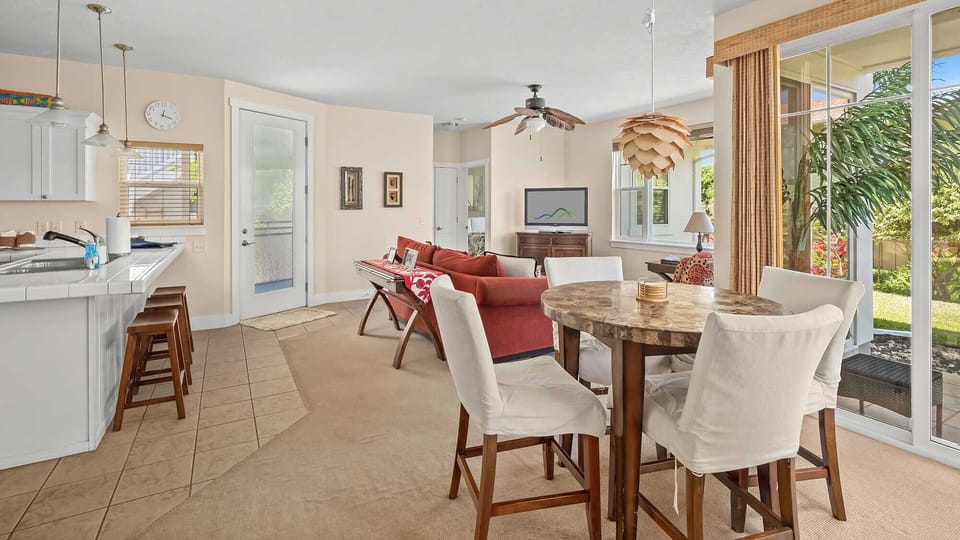 Plantation at Princeville Resort #1712 - Dining Room & Entry - Parrish Kauai