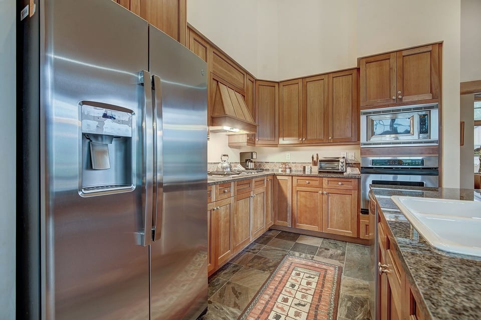 Room, Indoors, Flooring, Kitchen, Furniture