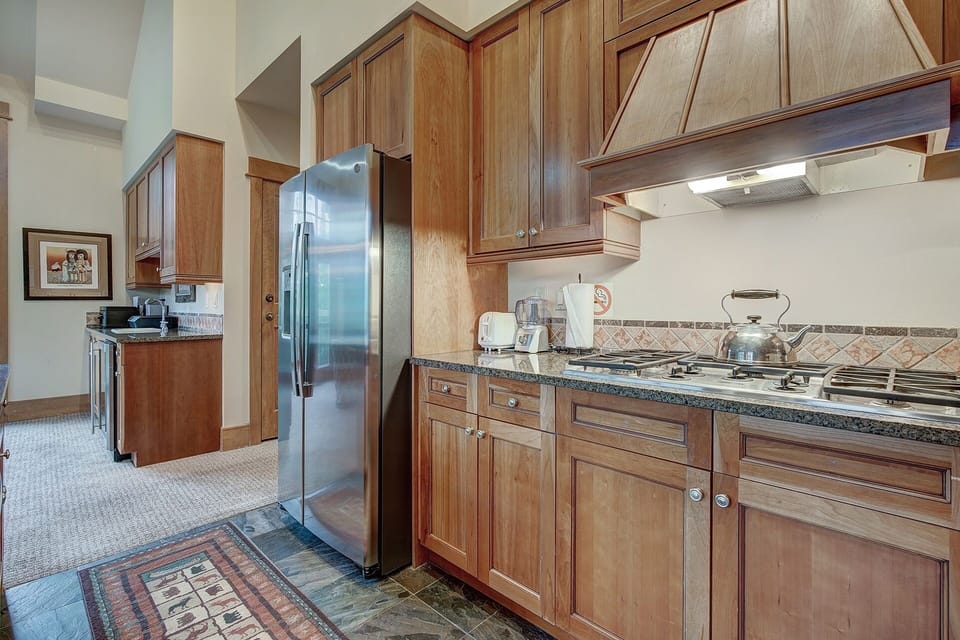 Room, Indoors, Flooring, Kitchen, Furniture