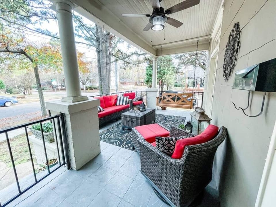 Keep an eye on the whole block from your vantage point.