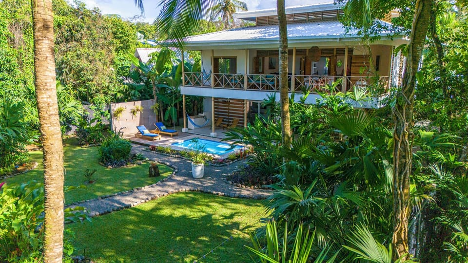 Architecturally designed, tropical modern home.