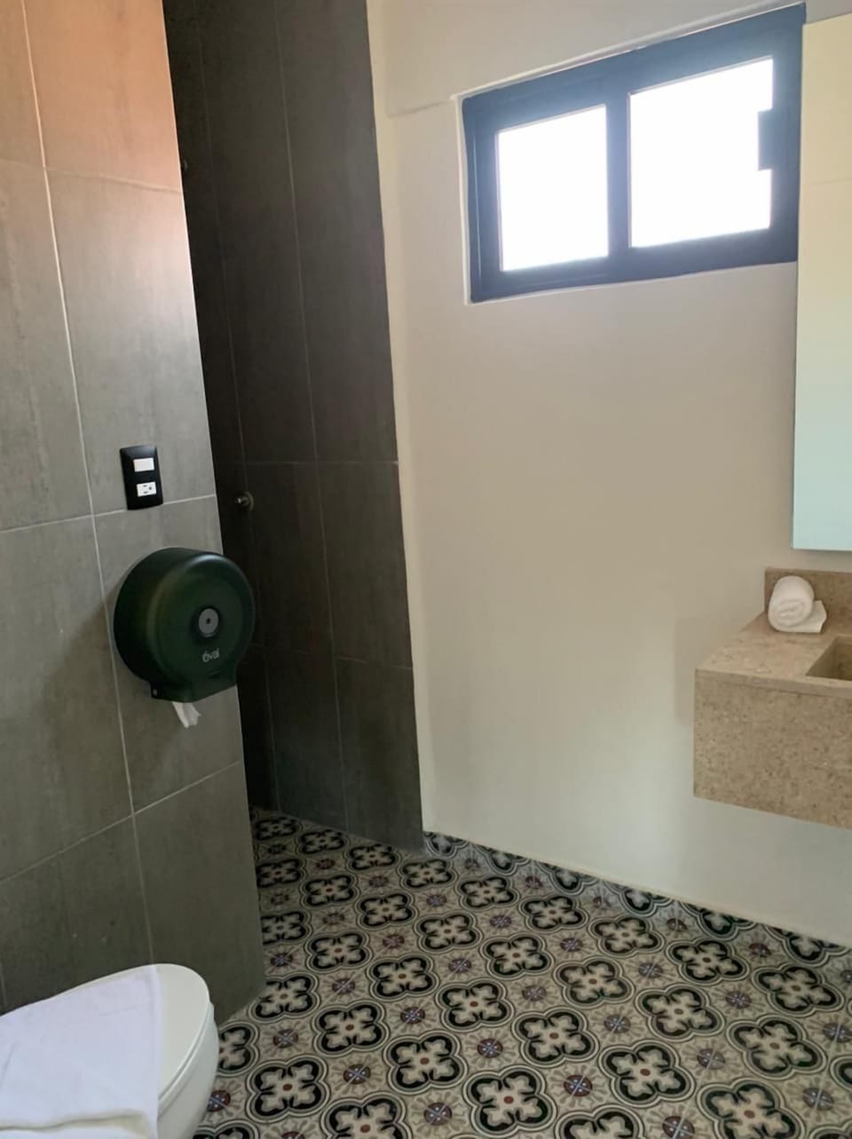 Shower, towels