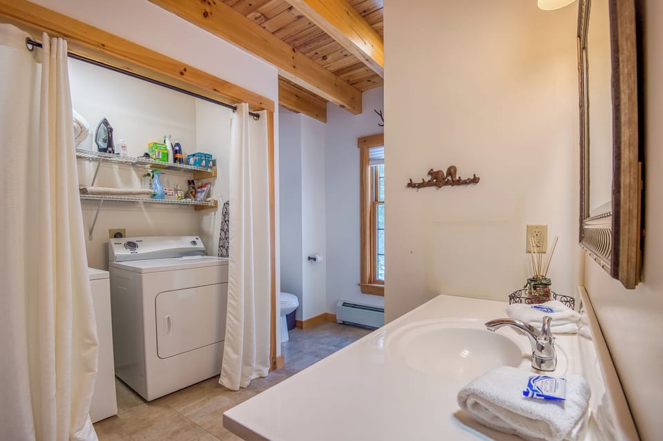 Bathroom #1 - Laundry area
