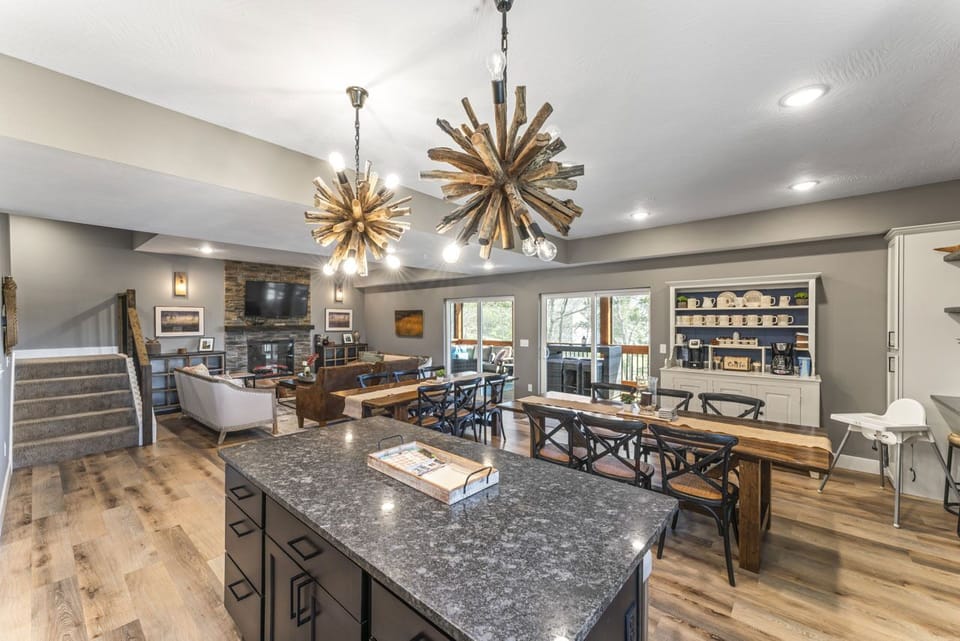 Large Dining and Family Gathering Area Plus Access Point to Screened in Porch