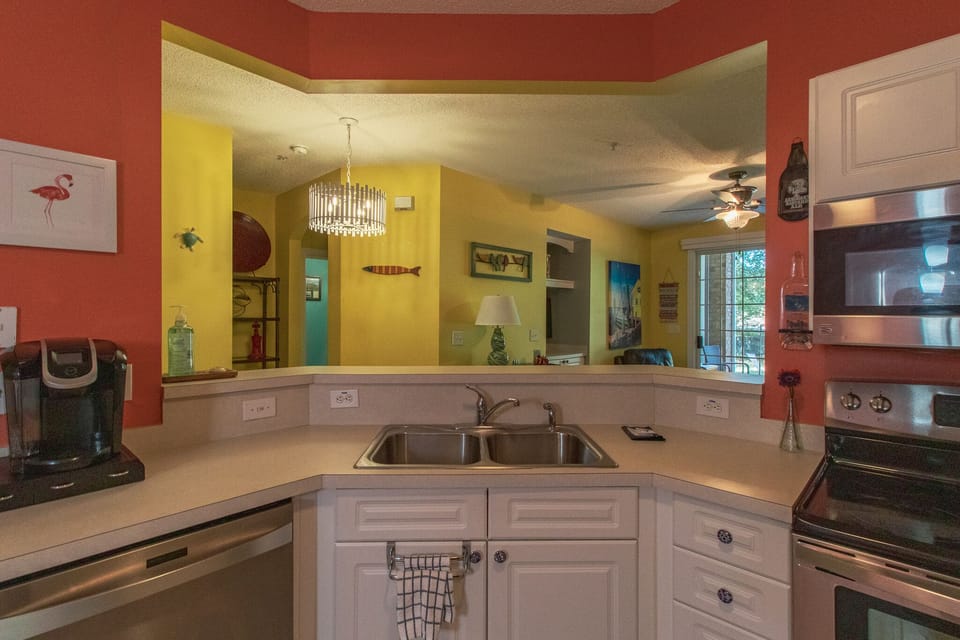 Bar area from kitchen