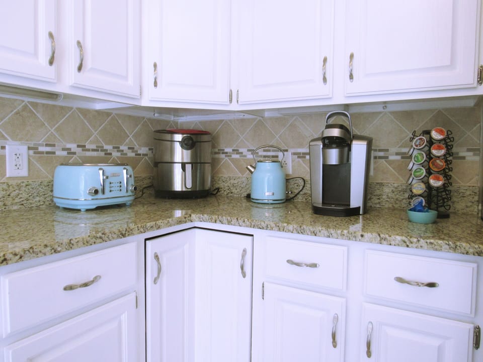 Kitchen-K Cups for your quick hit of caffeine.