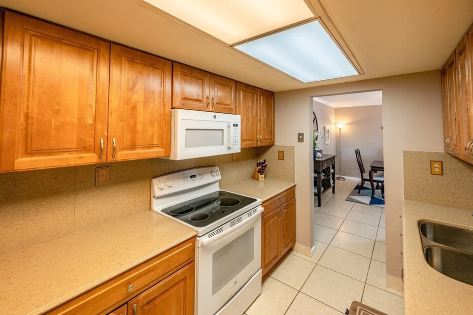 Kitchen View Facing Dining Room
