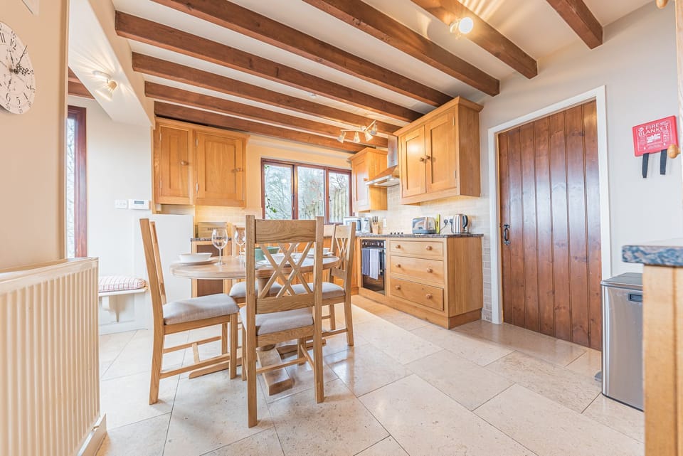 Tower Cottage kitchen with dining table