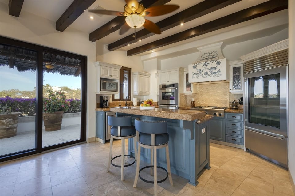 We stock all of our kitchens so you or your chef can cook or bake in comfort