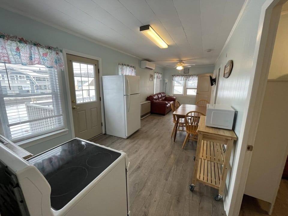 View of Kitchen/Dining/Living Area