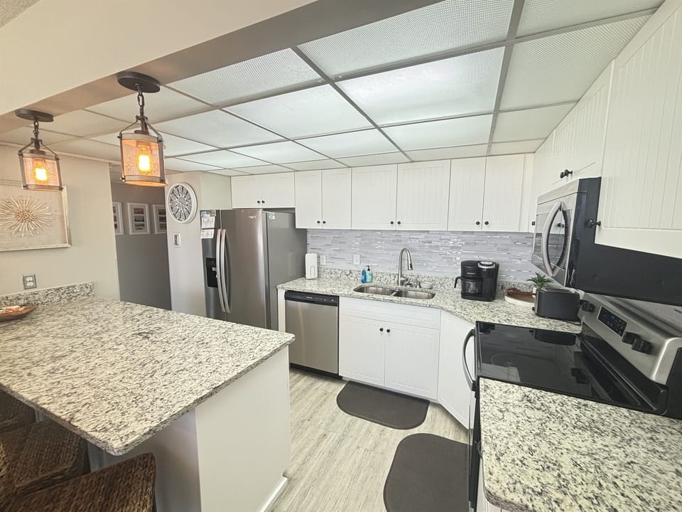 Well equipped kitchen