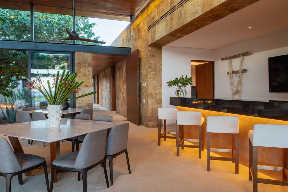 Modern architectural living space