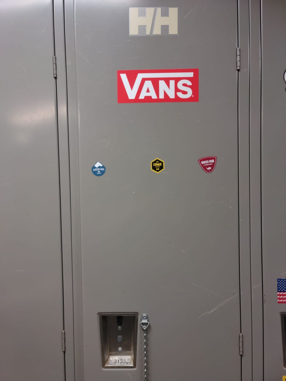 Locker 3133-down hall and on the right