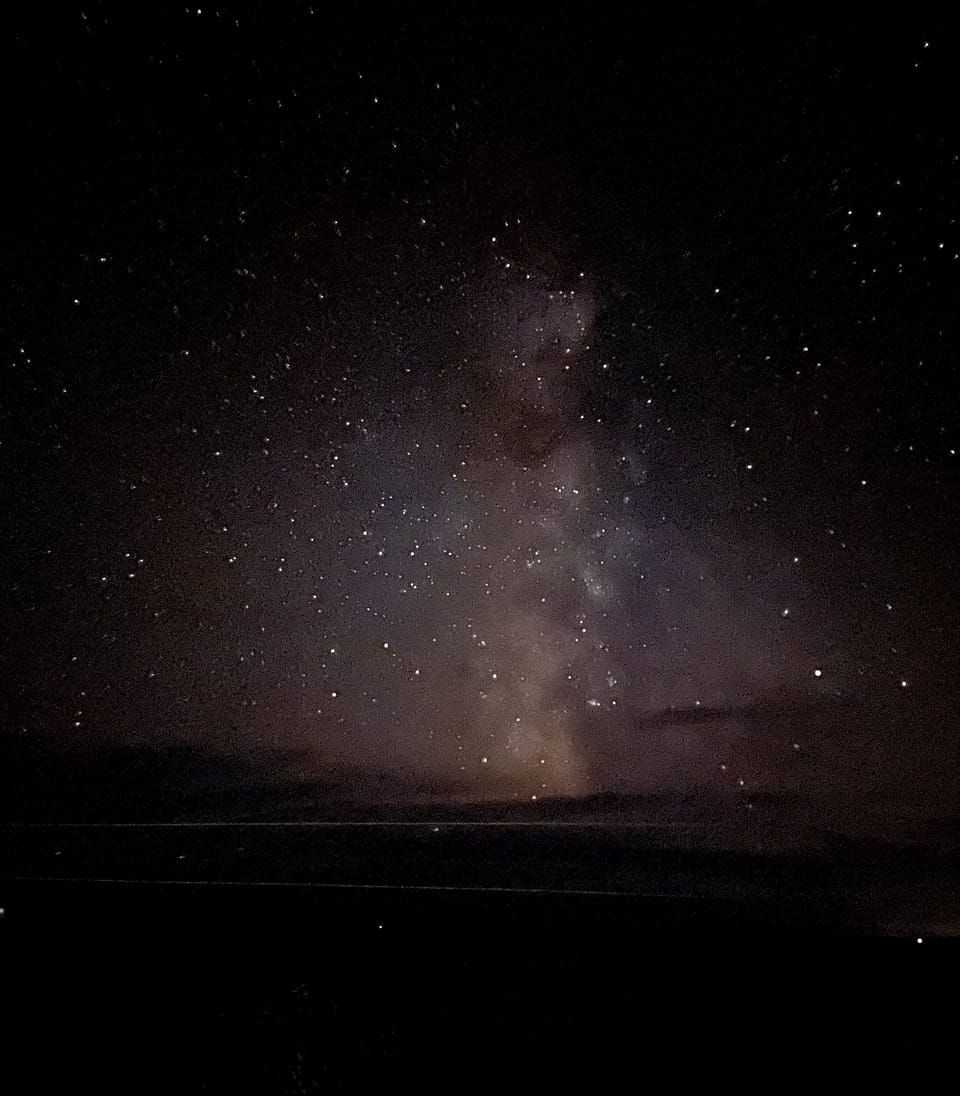 The Milky Way. Photo taken from the property.