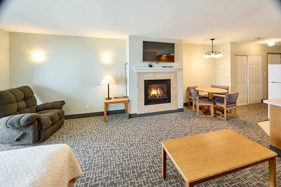 Watch your favorite shows and movies by the fire