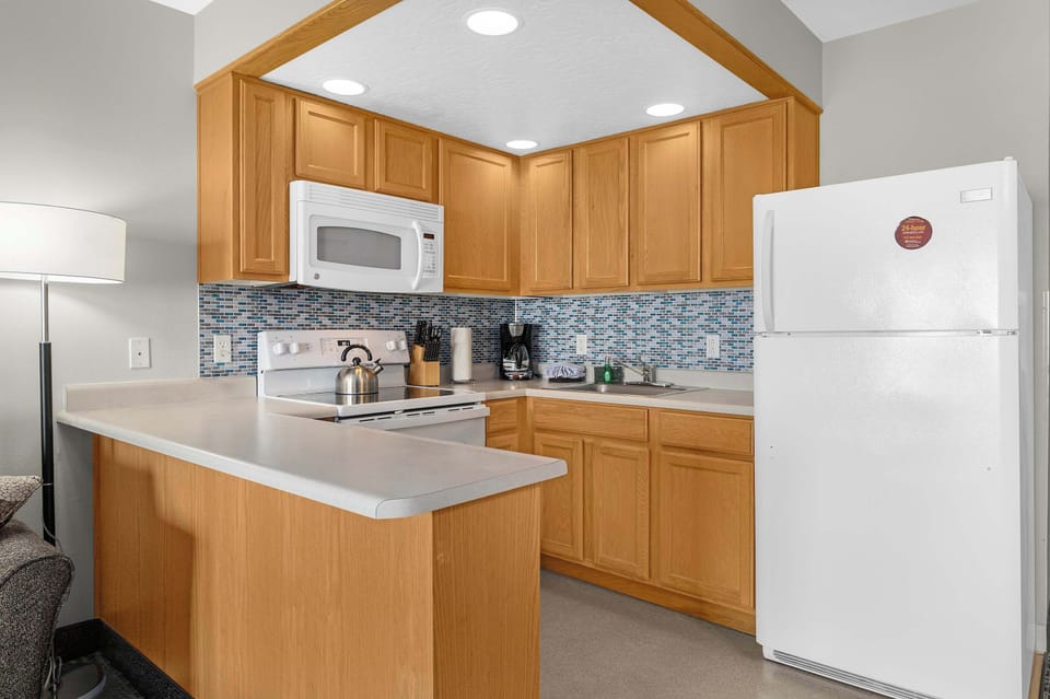 Enjoy a private kitchen space