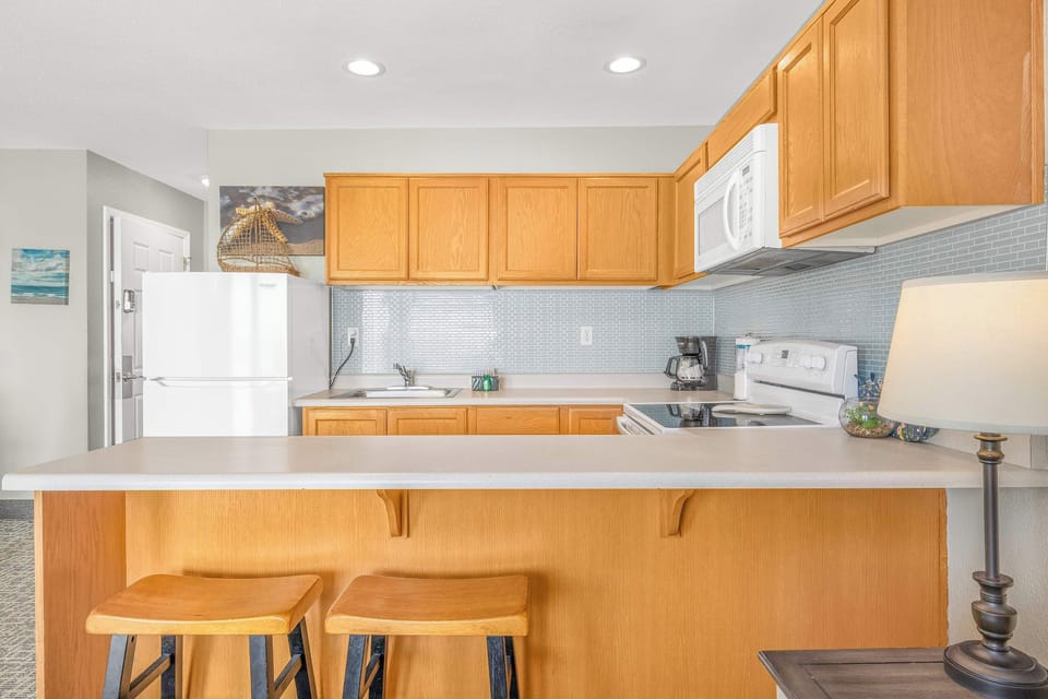 Plenty of counter space to meal prep