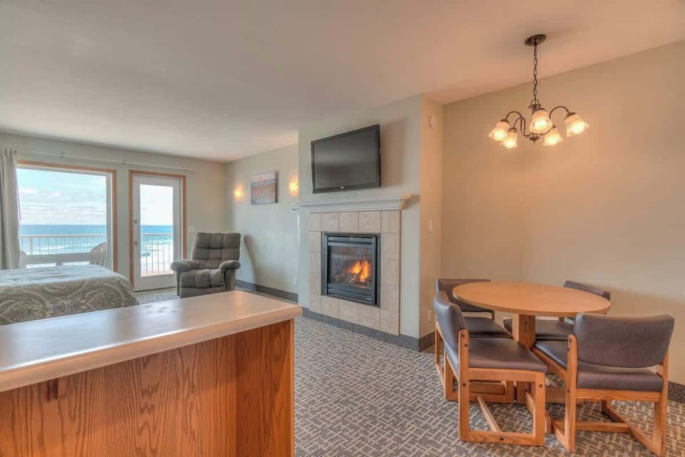 This stunning ocean view suite sleeps six