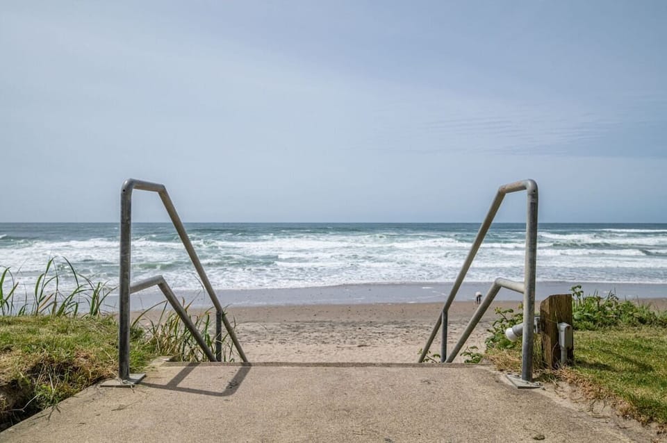 An easy walk to the beach