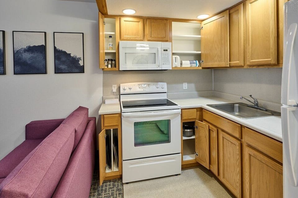 A fully stocked kitchen