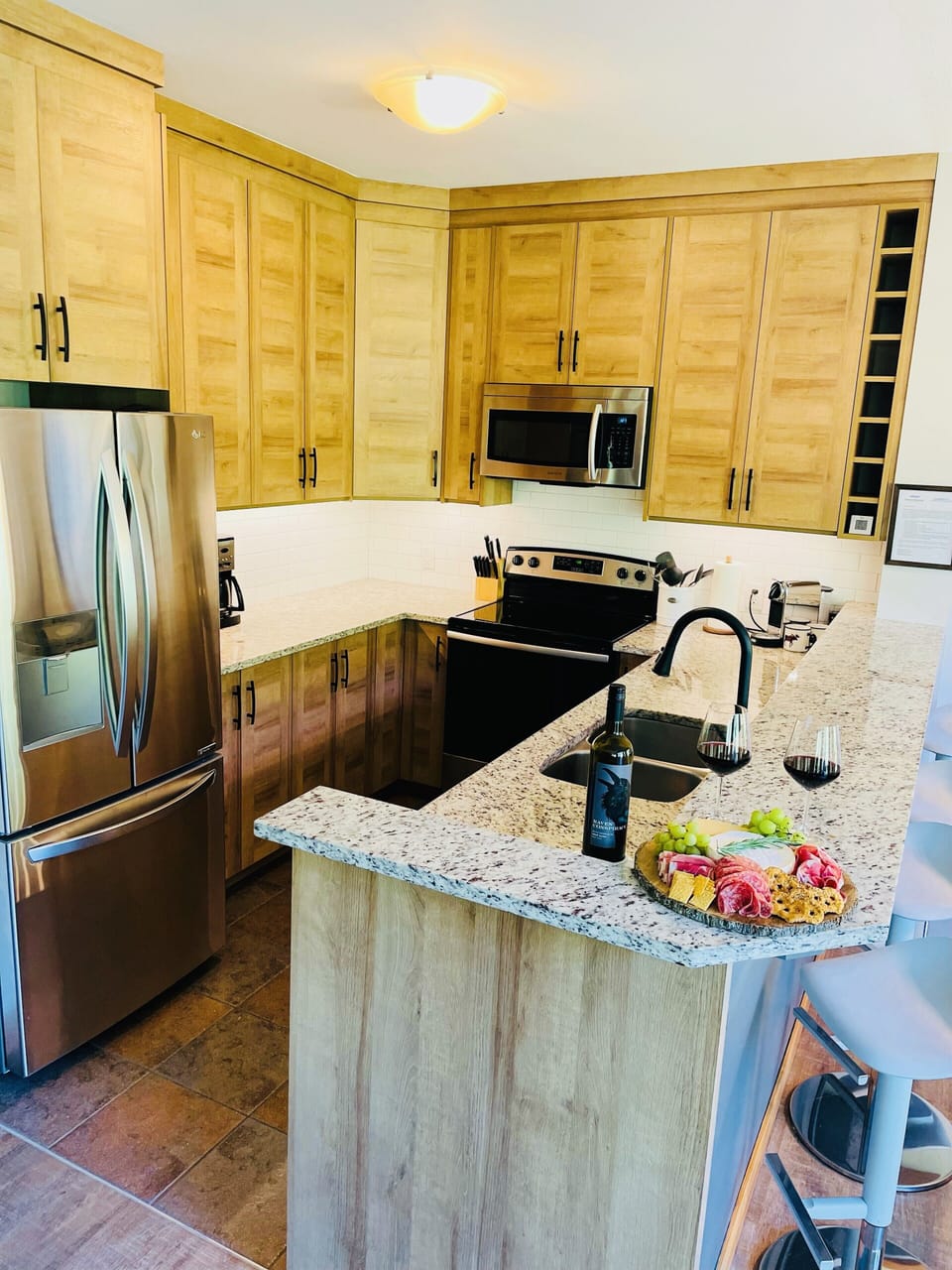 Prepare a great dinner in your lovely kitchen 