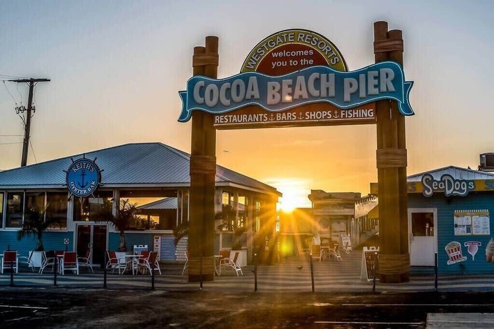 Cocoa Beach Pier Entrance Sunrise.jpg
