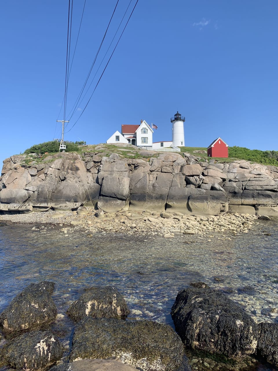 Iconic Nubble Lighthouse ~3 miles away
