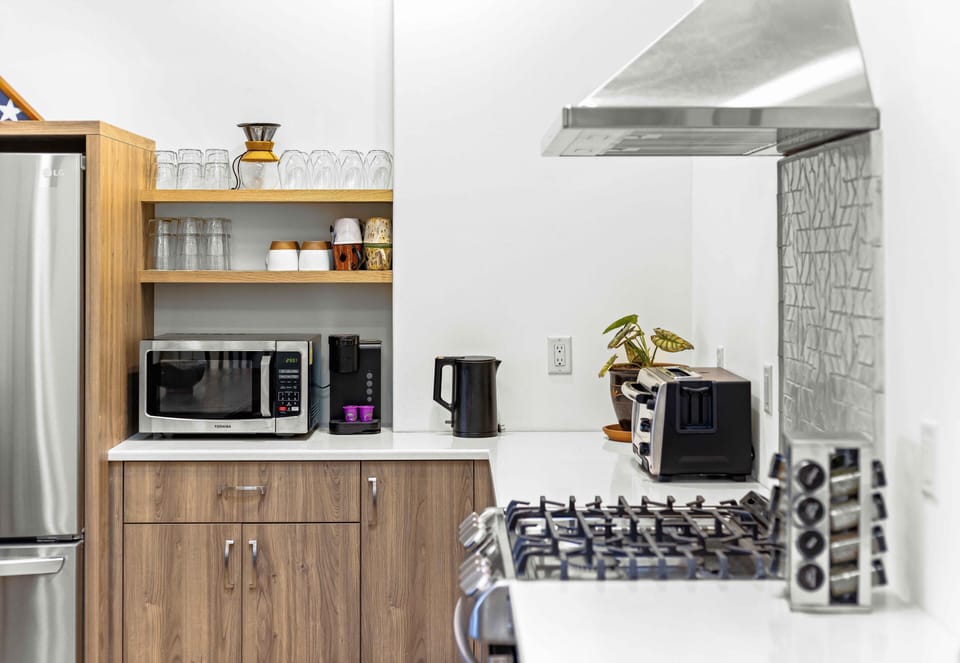 The kitchen.