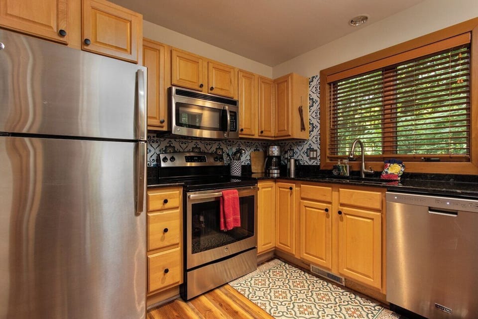 Fully stocked and newly updated kitchen including dishwasher