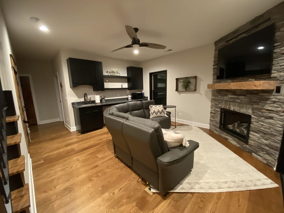 Downstairs family room
