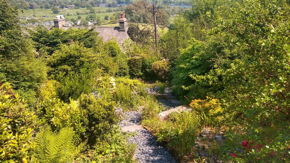 Old Quarry Cottage in Coniston garden