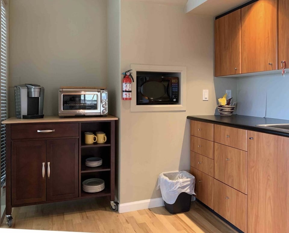 The kitchenette