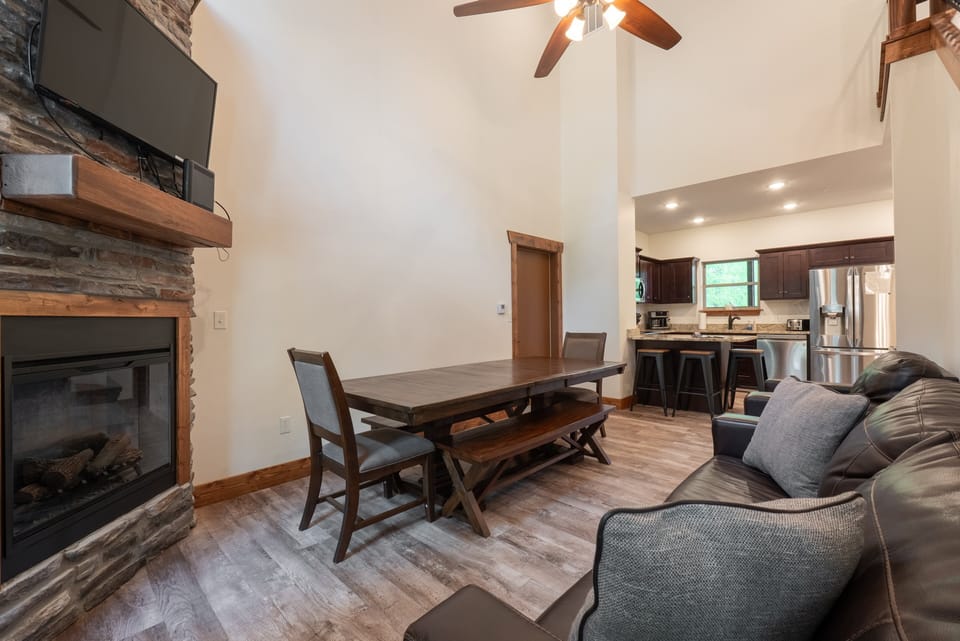 Living Room and Dining Area