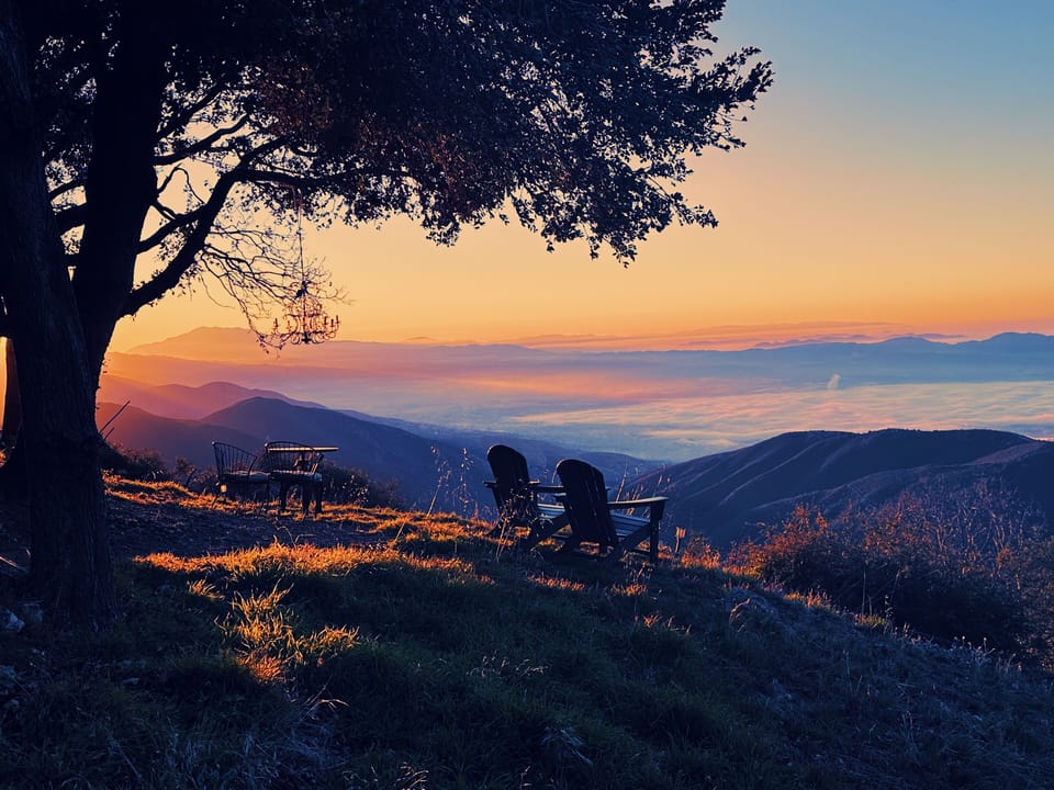 Sunrise mountain view from AIRBNB Breathtaking