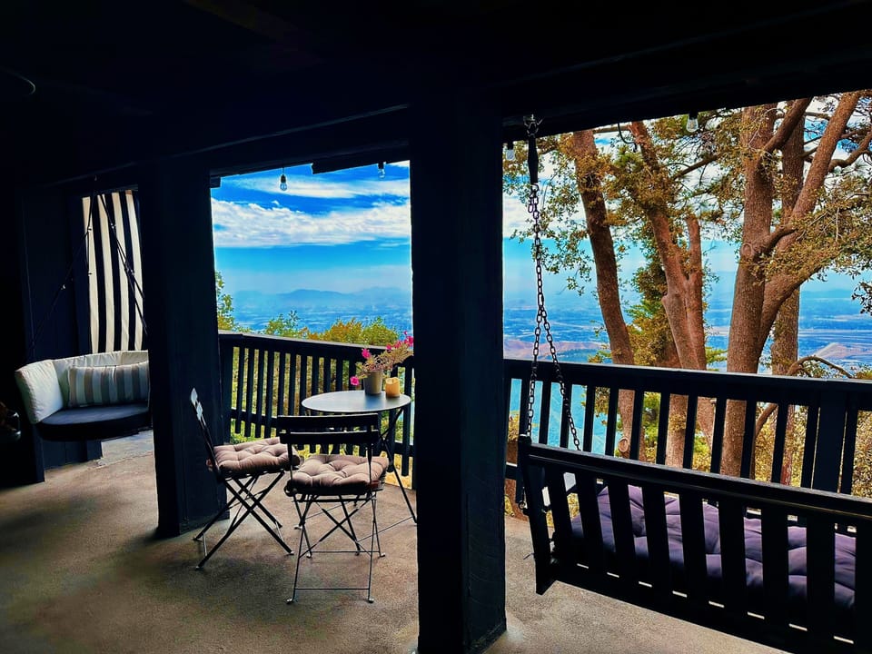 View from spacious luxury patio